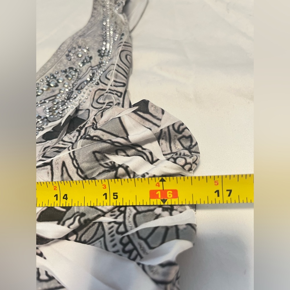 Apt. 9 Women’s Taupe and Grey Sleeveless Paisley Maxi Dress Size L - Picture 10 of 11